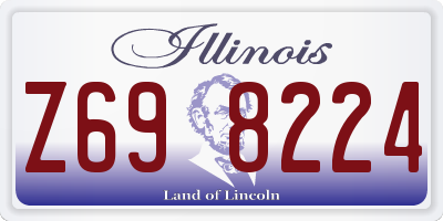 IL license plate Z698224