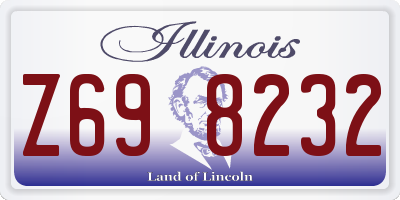 IL license plate Z698232
