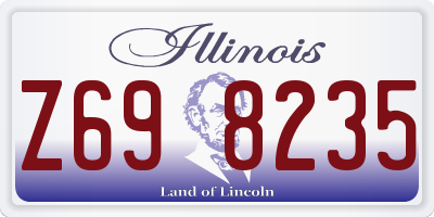 IL license plate Z698235