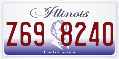 IL license plate Z698240
