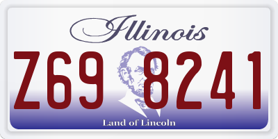 IL license plate Z698241
