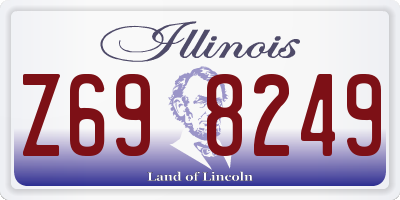IL license plate Z698249