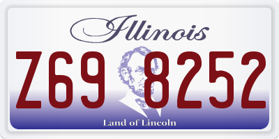 IL license plate Z698252