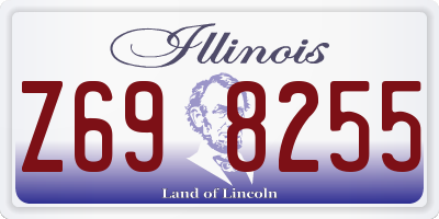 IL license plate Z698255