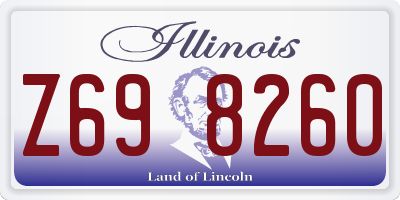 IL license plate Z698260