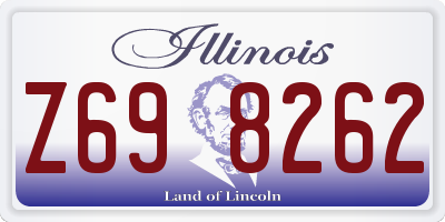 IL license plate Z698262