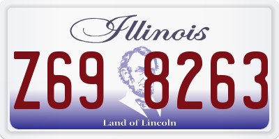 IL license plate Z698263