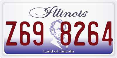 IL license plate Z698264