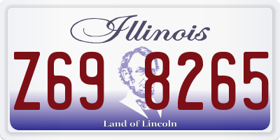 IL license plate Z698265