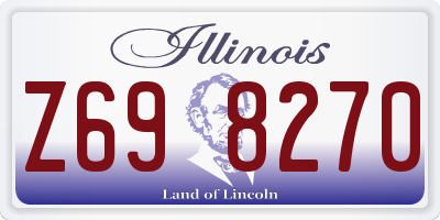 IL license plate Z698270