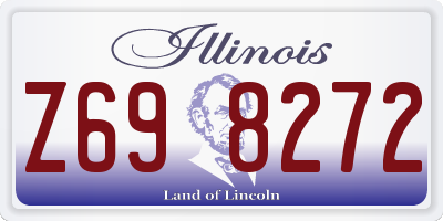 IL license plate Z698272
