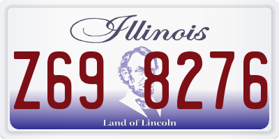 IL license plate Z698276