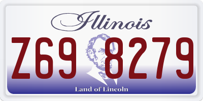 IL license plate Z698279