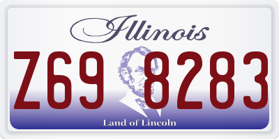 IL license plate Z698283