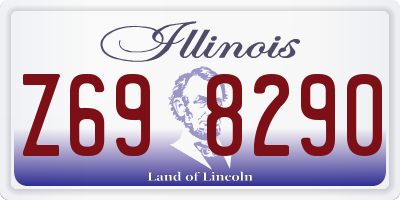 IL license plate Z698290