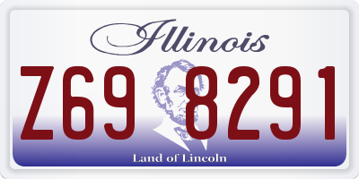 IL license plate Z698291