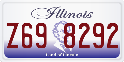 IL license plate Z698292
