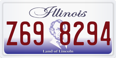 IL license plate Z698294