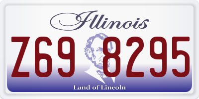 IL license plate Z698295