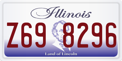 IL license plate Z698296