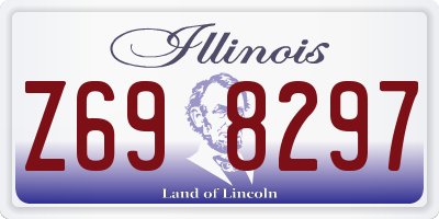 IL license plate Z698297