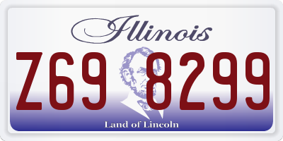 IL license plate Z698299