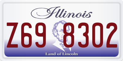 IL license plate Z698302