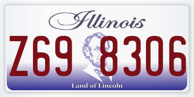 IL license plate Z698306
