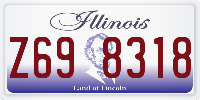 IL license plate Z698318