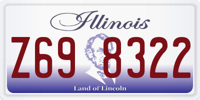 IL license plate Z698322