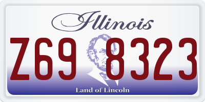 IL license plate Z698323
