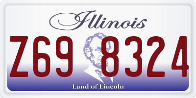 IL license plate Z698324