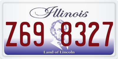 IL license plate Z698327