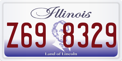 IL license plate Z698329