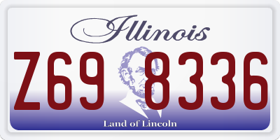 IL license plate Z698336