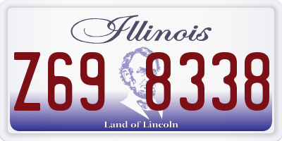 IL license plate Z698338