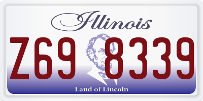 IL license plate Z698339