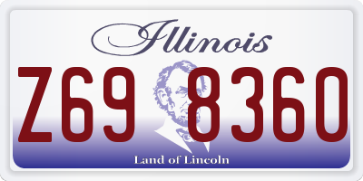 IL license plate Z698360