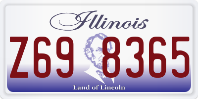 IL license plate Z698365