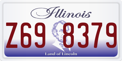IL license plate Z698379