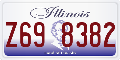 IL license plate Z698382