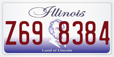 IL license plate Z698384