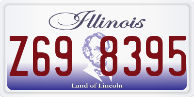 IL license plate Z698395