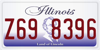 IL license plate Z698396