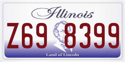 IL license plate Z698399