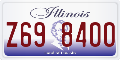 IL license plate Z698400