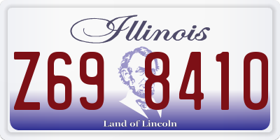 IL license plate Z698410