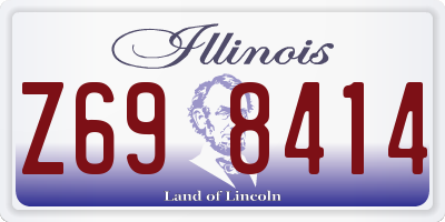 IL license plate Z698414