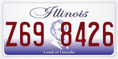 IL license plate Z698426