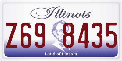 IL license plate Z698435